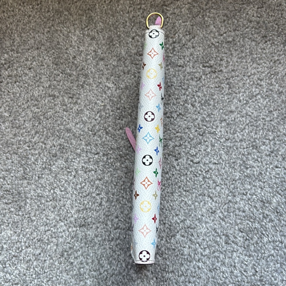 Louis Vuitton Multicolor Murakami Insolite Wallet White Pink - Picture 3 of 16